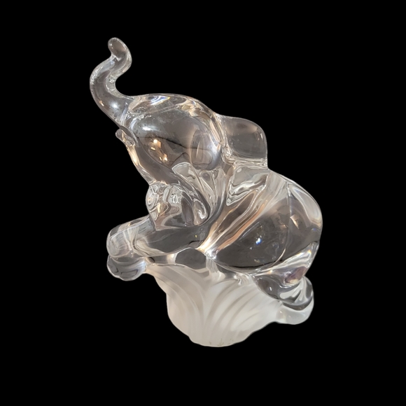 Lenox Fine Crystal Elephant Figurine Vintage - Picture 3 of 8